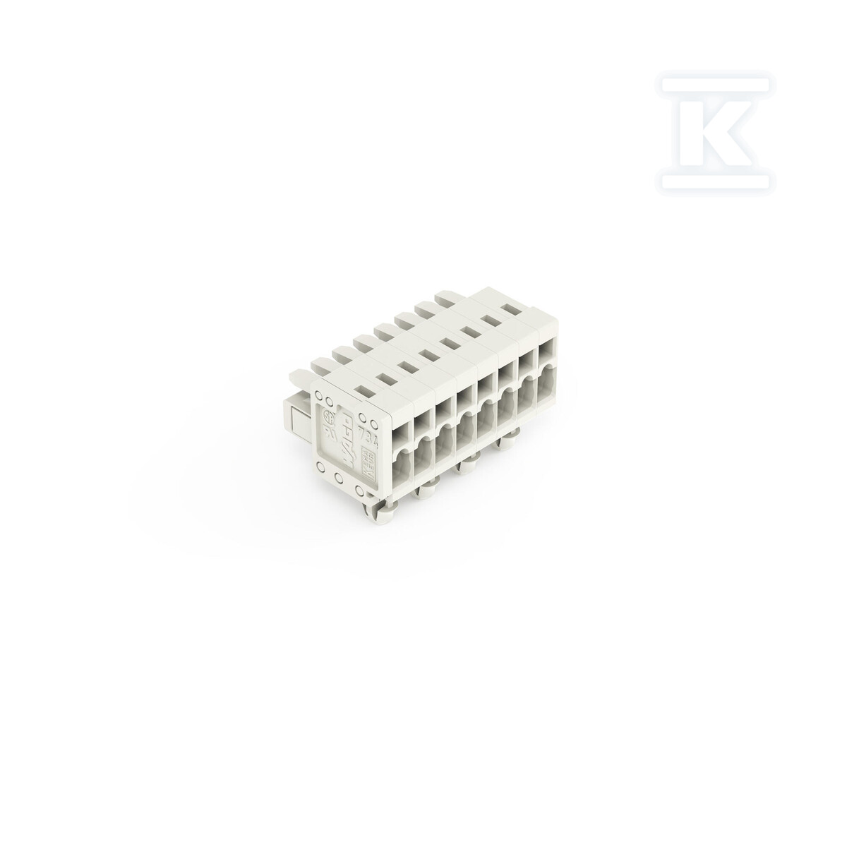 Gniazdo 1-przewodowe, CAGE CLAMP®, 1,5 - 734-108/008-000