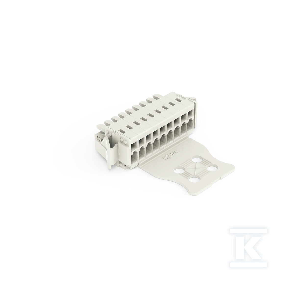 Gniazdo 1-przewodowe, CAGE CLAMP®, 1,5 - 734-124/037-000