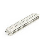 Gniazdo 1-przewodowe, CAGE CLAMP®, 1,5 mm2, raster 3,5 mm, 24-biegunowe 100% ochrona przed błędnym połączeniem, śrubowy uchwyt montażowy, 1,50 mm2, jasnoszary