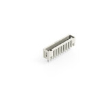 Wtyk THT, pin lutowniczy 1,0 x 1,0 mm, konstrukcja prosta, 100% ochrona przed błędnym połączeniem, raster 3,5 mm, 10-biegunowe jasnoszary