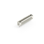 Wtyk THT, pin lutowniczy 1,0 x 1,0 mm, konstrukcja prosta, 100% ochrona przed błędnym połączeniem, raster 3,5 mm, 12-biegunowe jasnoszary