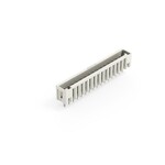 Wtyk THT, pin lutowniczy 1,0 x 1,0 mm, konstrukcja prosta, 100% ochrona przed błędnym połączeniem, raster 3,5 mm, 16-biegunowe jasnoszary