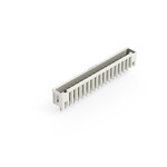 Wtyk THT, pin lutowniczy 1,0 x 1,0 mm, konstrukcja prosta, 100% ochrona przed błędnym połączeniem, raster 3,5 mm, 18-biegunowe jasnoszary