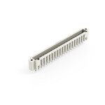 Wtyk THT, pin lutowniczy 1,0 x 1,0 mm, konstrukcja prosta, 100% ochrona przed błędnym połączeniem, gwintowy uchwyt montażowy, raster 3,5 mm, 20-biegunowe jasnoszary