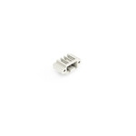Wtyk THT, pin lutowniczy 1,0 x 1,0 mm, konstrukcja kątowa, 100% ochrona przed błędnym połączeniem, gwintowy uchwyt montażowy, raster 3,5 mm, 3-biegunowe jasnoszary