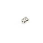 Wtyk THT, pin lutowniczy 1,0 x 1,0 mm, konstrukcja kątowa, 100% ochrona przed błędnym połączeniem, raster 3,5 mm, 4-biegunowe jasnoszary