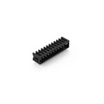 Wtyk THR, pin lutowniczy 1,0 x 1,0 mm, konstrukcja kątowa, 100% ochrona przed błędnym połączeniem, raster 3,5 mm, 11-biegunowe czarny
