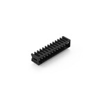 Wtyk THR, pin lutowniczy 1,0 x 1,0 mm, konstrukcja kątowa, 100% ochrona przed błędnym połączeniem, raster 3,5 mm, 12-biegunowe czarny