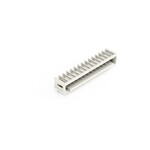 Wtyk THT, pin lutowniczy 1,0 x 1,0 mm, konstrukcja kątowa, 100% ochrona przed błędnym połączeniem, raster 3,5 mm, 14-biegunowe jasnoszary