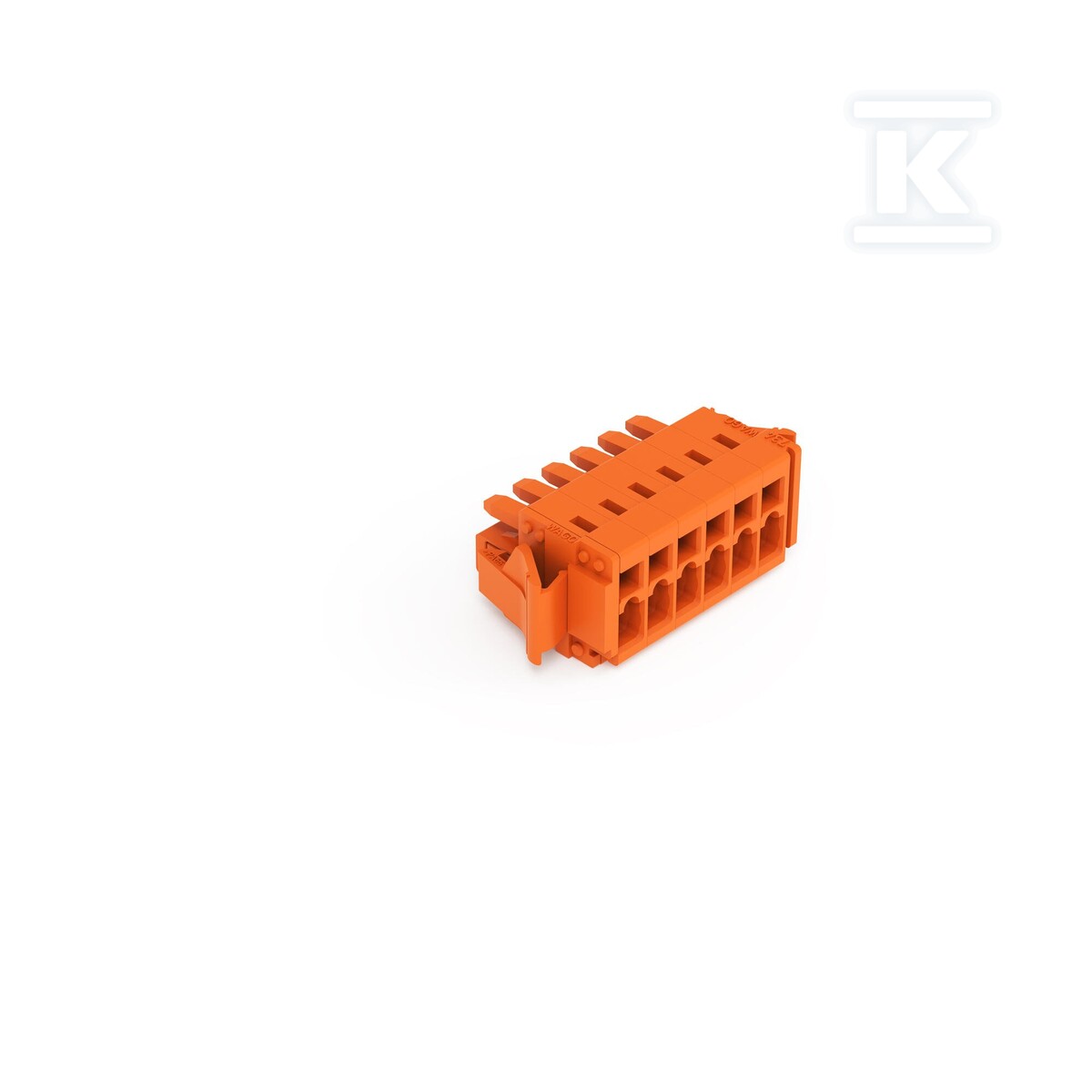 Gniazdo 1-przewodowe, CAGE CLAMP®, 1,5 - 734-206/037-000