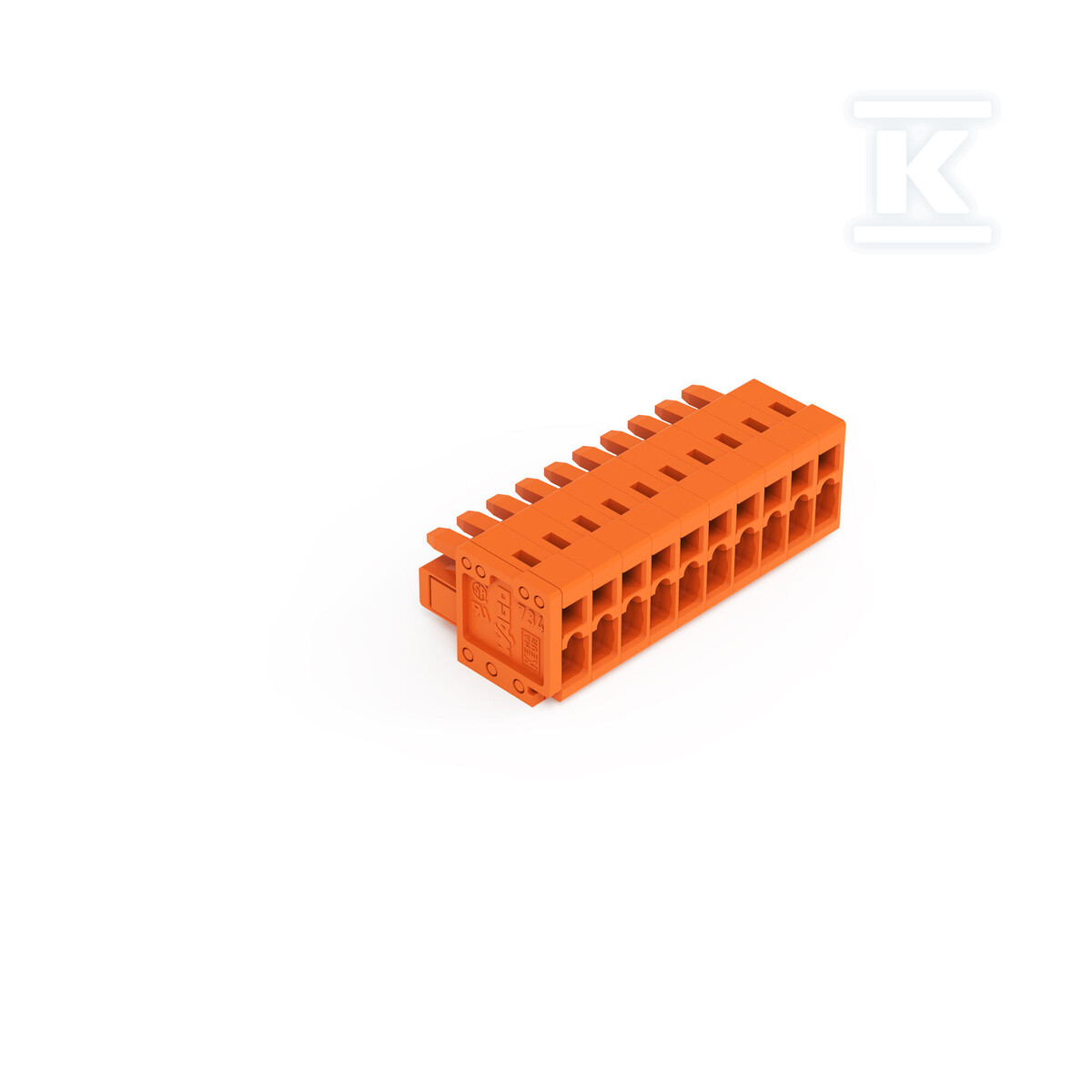 Gniazdo 1-przewodowe, CAGE CLAMP®, 1,5 - 734-210