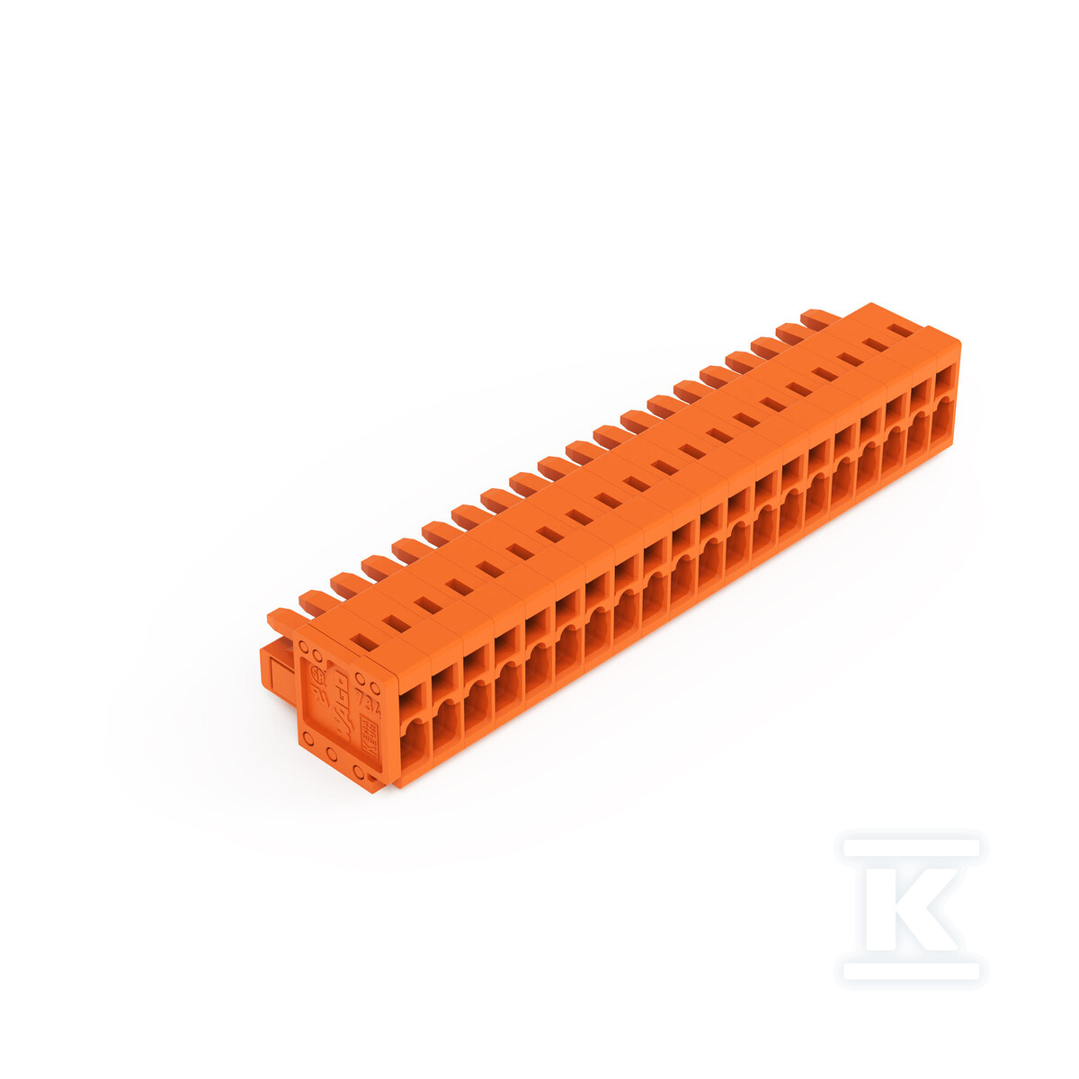 Gniazdo 1-przewodowe, CAGE CLAMP®, 1,5 - 734-220
