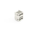 Wtyk THT 2-piętrowy, pin lutowniczy 1,0 x 1,0 mm, konstrukcja kątowa, 100% ochrona przed błędnym połączeniem, raster 3,5 mm, 8-biegunowe jasnoszary