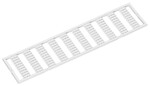 Mata oznacznikowa WMB, jako karta, z nadrukiem, 1, 3, 5, ..., 99 i 2, 4, 6, ..., 100 (1x), z możliwością rozciągnięcia z 4 mm do 4,2 mm, nadruk poziomo, do montażu zatrzaskowego, biały