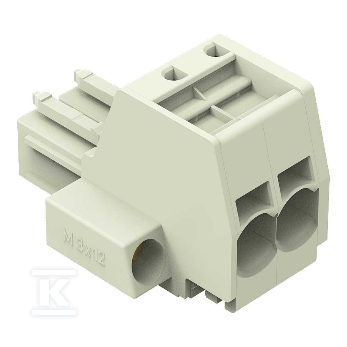 Gniazdo 1-przewodowe, Push-in CAGE - 831-3102/107-000