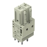 Gniazdo THT, konstrukcja prosta, raster 7,62 mm, 2-biegunowe 100% ochrona przed błędnym połączeniem, pin lutowniczy 1,0 x 1,2 mm, jasnoszary
