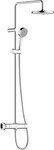 Mitigeur de douche avec pommeau HANSABASIC, couleur : chrome