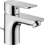 Bateria umywalkowa jednouchwytowa HANSABASIC, zasięg: 101 mm, Zawór spustowy dźwigniowy, kolor: chrom