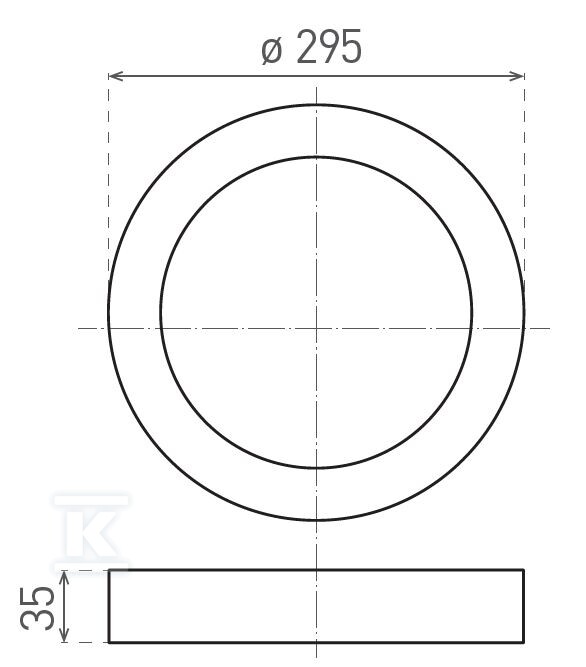 Oprawa LED natynkowa n/t (Downlight - GXDW430
