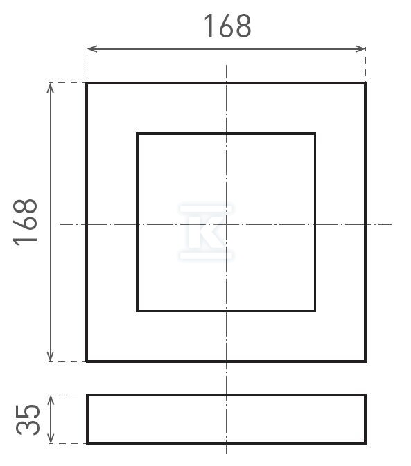 Oprawa LED natynkowa n/t (Downlight - GXDW421