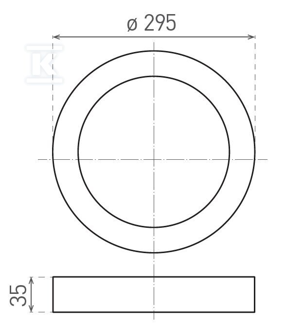 Oprawa LED natynkowa n/t (Downlight - GXDW428
