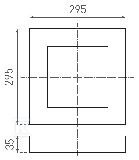 Oprawa LED natynkowa n/t (Downlight - GXDW431