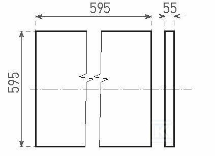 LED панель P/T - ILLY 3G UGR 36W NW - GXPS180