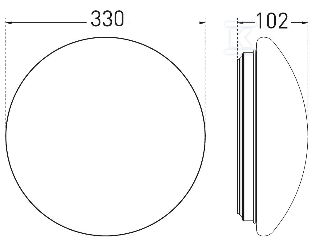 Стельовий світильник LED з датчиком - GXDS279