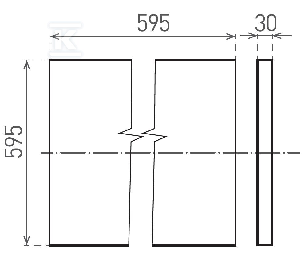 LED-панель для вбудовування під потолок - GXGP050