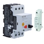Wyłącznik silnikowy PKZM01,Ir=4-6,3A PKZM01-6,3-EA + Wyzwalacz zanikowy bezzwłoczny U-PKZ0(230V50HZ)