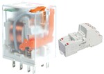 Przekaźnik elektromagnetyczny, przemysłowy R2N-2012-23-5024-WTL + Gniazdo zaciskowe GZP4 PUSH-IN do R2N, R4N