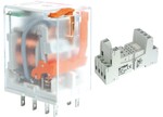Przekaźnik elektromagnetyczny, przemysłowy R2N-2012-23-5230-WT + Gniazdo wtykowe GZT2-SZARE do Przekaźnika R2