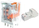 Przekaźnik elektromagnetyczny, przemysłowy R2N-2012-23-5230-WTL + Gniazdo zaciskowe GZP4 PUSH-IN do R2N, R4N