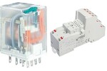 Przekaźnik przemysłowy R4N-2014-23-5110-WT styki 4P, obciążenie max 6A/230VAC, cewka 110VAC, WT + Gniazdo zaciskowe GZP4 PUSH-IN do R2N, R4N
