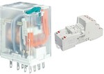 Przekaźnik elektromagnetyczny, przemysłowy R4N-2014-23-5230-WT + Gniazdo zaciskowe GZP4 PUSH-IN do R2N, R4N