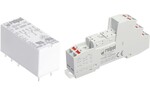 Przekaźnik miniaturowy RM84-2012-35-1012 elektromagnetyczny, styki: 2P, cewka: 12VDC, prąd obciążeniowy: 8A, raster 5mm + Gniazdo zaciskowe GZP80 PUSH-IN do RM84, RM85, RM87