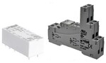 Przekaźnik miniaturowy RM85-2011-35-1024 elektromagnetyczny do obwodu drukowanego i gniazda wtykowego, raster 3,5mm, wysokość 15,7mm + Gniazdo wtykowe GZM80-SZARE do Przekaźnika RM84, RM85, RM87L, RM87P