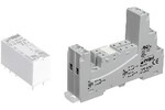 Przekaźnik miniaturowy RM85-2011-35-1024 elektromagnetyczny do obwodu drukowanego i gniazda wtykowego, raster 3,5mm, wysokość 15,7mm + Gniazdo wtykowe GZT80-SZARE do Przekaźników RM84, RM85, RM87L, RM87P