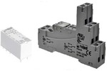 Przekaźnik miniaturowy RM85-2011-35-5024 elektromagnetyczny do obwodu drukowanego i gniazda wtykowego, raster 3,5mm, wysokość 15,7mm + Gniazdo wtykowe GZM80-SZARE do Przekaźnika RM84, RM85, RM87L, RM87P