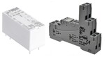 Przekaźnik miniaturowy RM85-5021-25-1012 elektromagnetyczny do obwodu drukowanego i gniazda wtykowego Wysoka odporność na prąd udarowy 80A (20 ms) + Gniazdo wtykowe GZM80-SZARE do Przekaźnika RM84, RM85, RM87L, RM87P