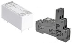 Przekaźnik miniaturowy RM85-5021-25-1024 elektromagnetyczny do obwodu drukowanego i gniazda wtykowego Wysoka odporność na prąd udarowy 80A (20 ms) + Gniazdo wtykowe GZM80-SZARE do Przekaźnika RM84, RM85, RM87L, RM87P