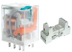 Przekaźnik elektromagnetyczny, przemysłowy R2N-2012-23-1012-WTL + Gniazdo wtykowe GZT2-SZARE do Przekaźnika R2
