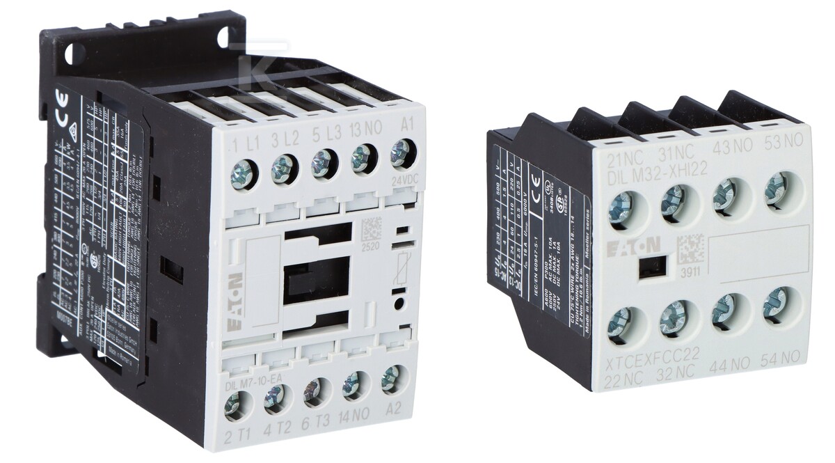 Stycznik 3kW/400V, sterowanie 24VDC - DNB855