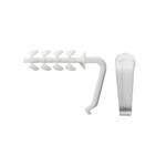 Утримувач втискний вбудований для кабелів від 3×1,5 до 4×2,5 одиночних – нейлон без галогенів. Кількість в упаковці 100 шт.