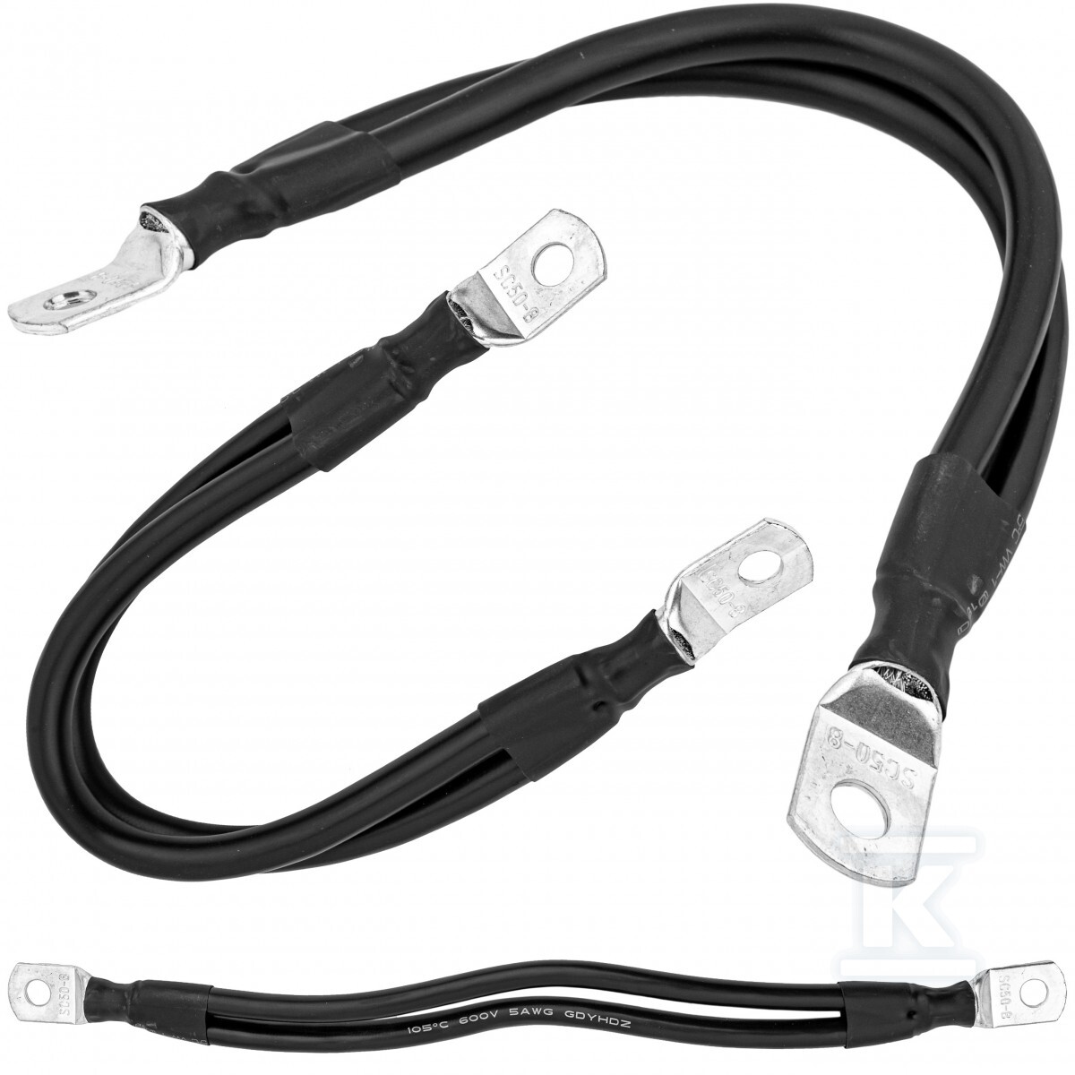 Kabel pro připojení baterií 34mm2 25cm - 3SPZC21725
