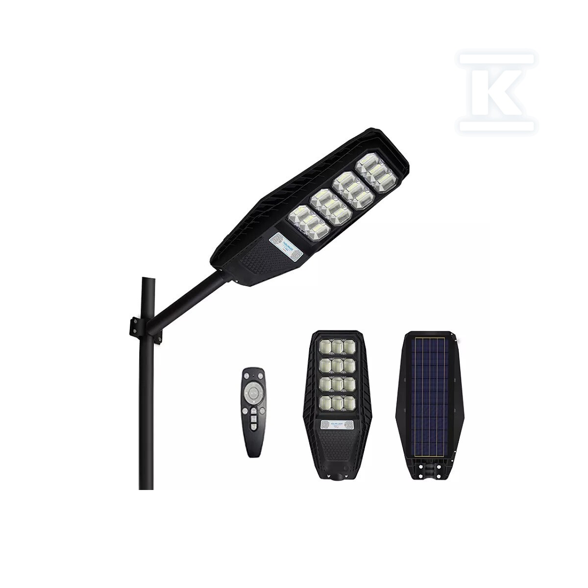 Solárna lampa PIONEER 240 + panel 15W + - 5PVXP24015