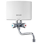 Проточний водонагрівач Mi 3 BAT, компактний, з гідрравлічним керуванням, 3,5 кВт / 230 В, з двома кранами, для встановлення над умивальником.