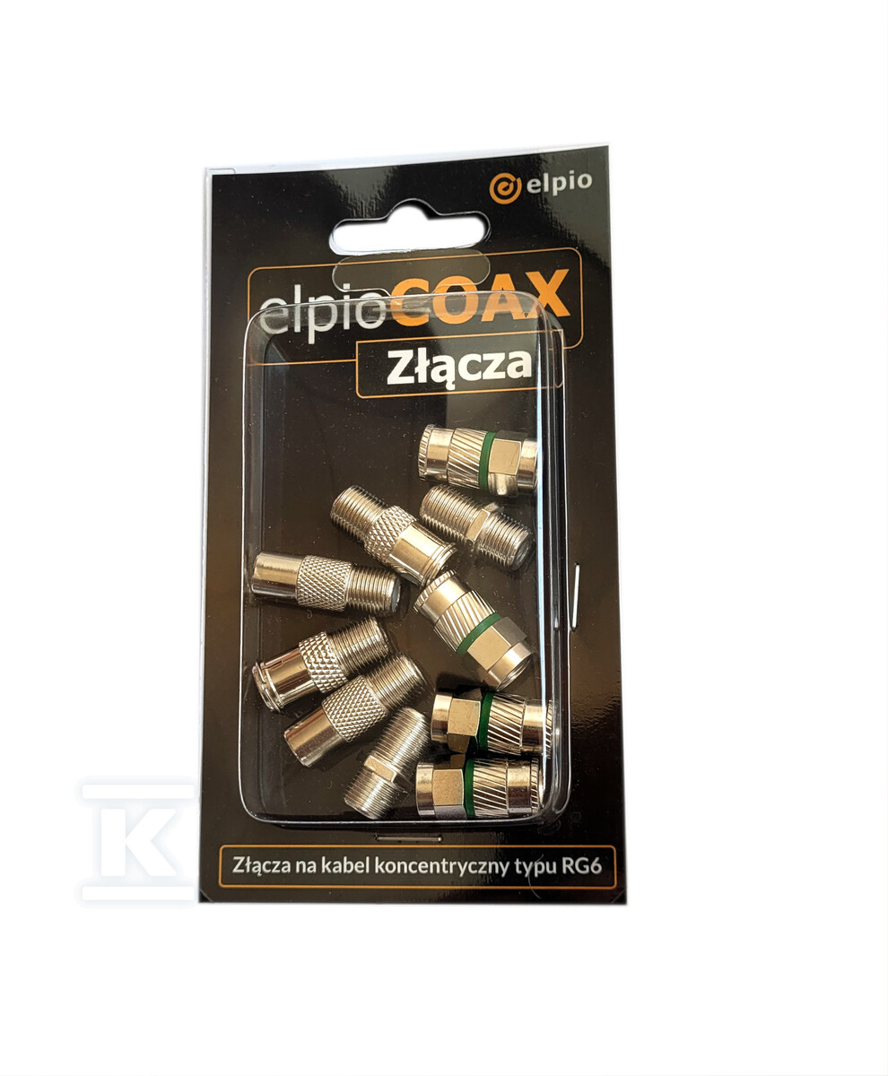elpioCOAX Złącza - zestaw złączy - 27555