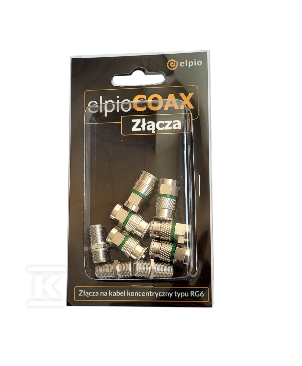 elpioCOAX Złącza - zestaw złączy - 27487