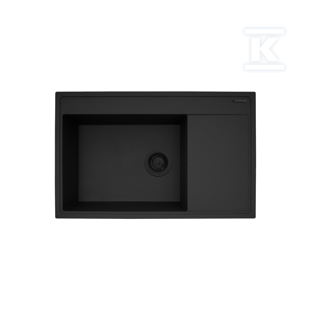 Zlewozmywak CAMEA (79x50) 1B1D L BE + - 5903726475686